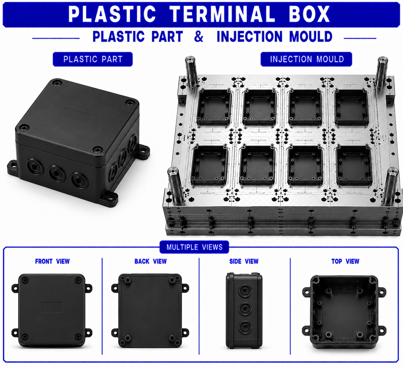Plastic Terminal Box Mould and Moulding Service